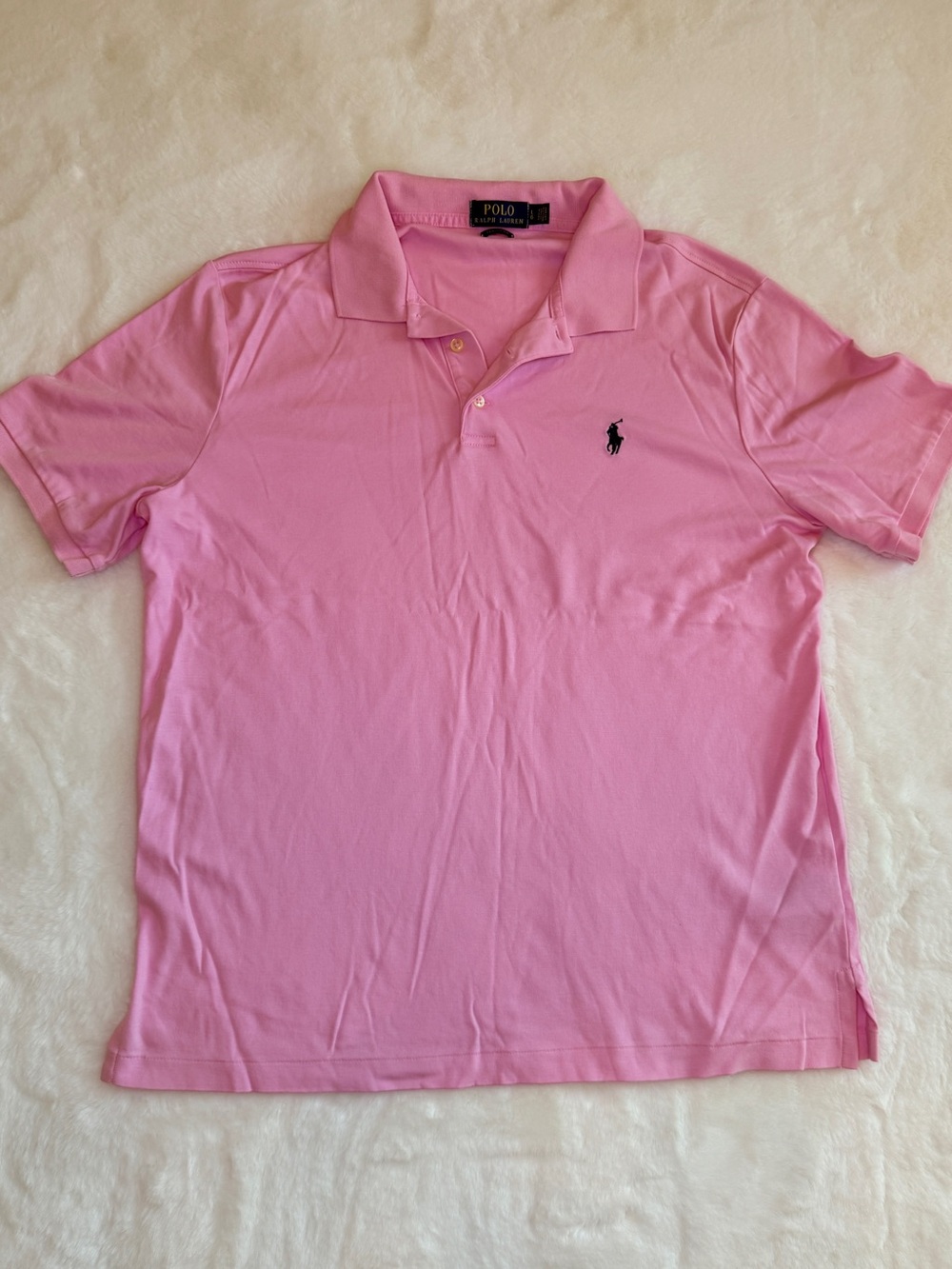 Polo by Ralph Lauren Pink Shirt with Navy Pony